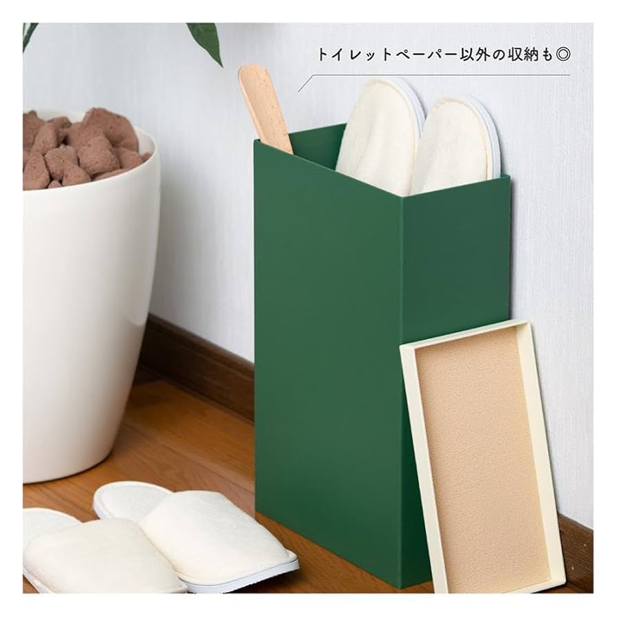 Amazon｜トイレットペーパー収納ケース 紙製 日本製 ペーパーが6